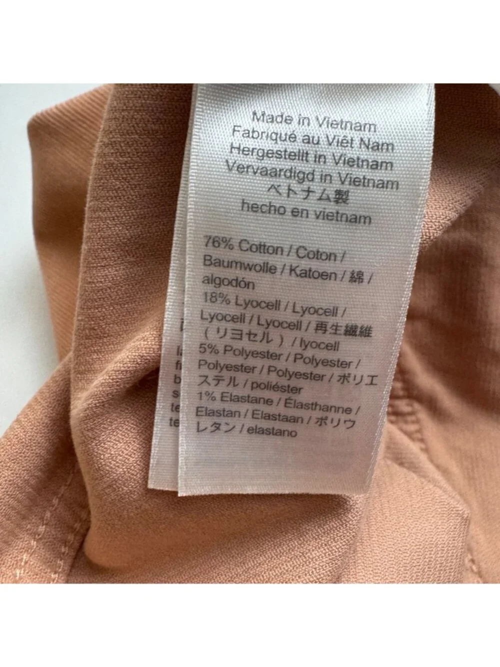 J. Crew NEW Vintage Slim Straight Corduroy Pants Women's Size 34 Pale Rose Pink